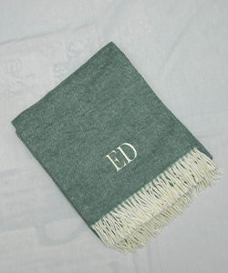 Brown Chevron Throw 130x150cm
