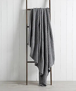 Darlby Marl 130cm x 180cm Throw - Grey